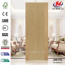 JHK-F01 Textura reta Hot Sale Chinês Lowes projetado ASH HDF moldado folheado Flush painel da porta
